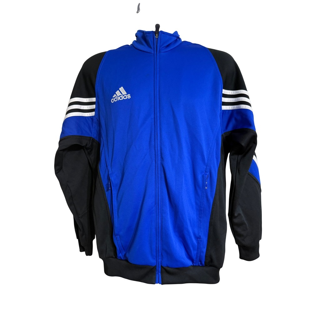 Adidas Track Predator Blokecore Blue Black Men jacket Size S Climalite